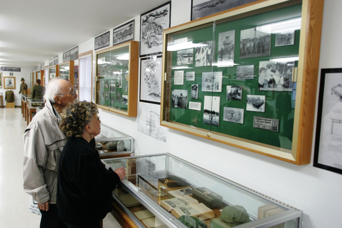 Photo of visitors of the History Center at the Fort McCoy Commemorative Area