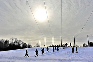 Photo: Fort McCoy Cold-Weather Operations Course Class 21-03 students participate in a training scenario Jan. 28 at Fort McCoy.