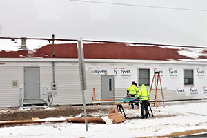 Photo: One of several World War II-era buildings under renovation is shown Jan. 7 at Fort McCoy. Contractor MDM Construction, headquartered in Rockford, Ill., is completing upgrades to 11 buildings in the 2500, 2600, 2700, and 2800 blocks on the installation. 