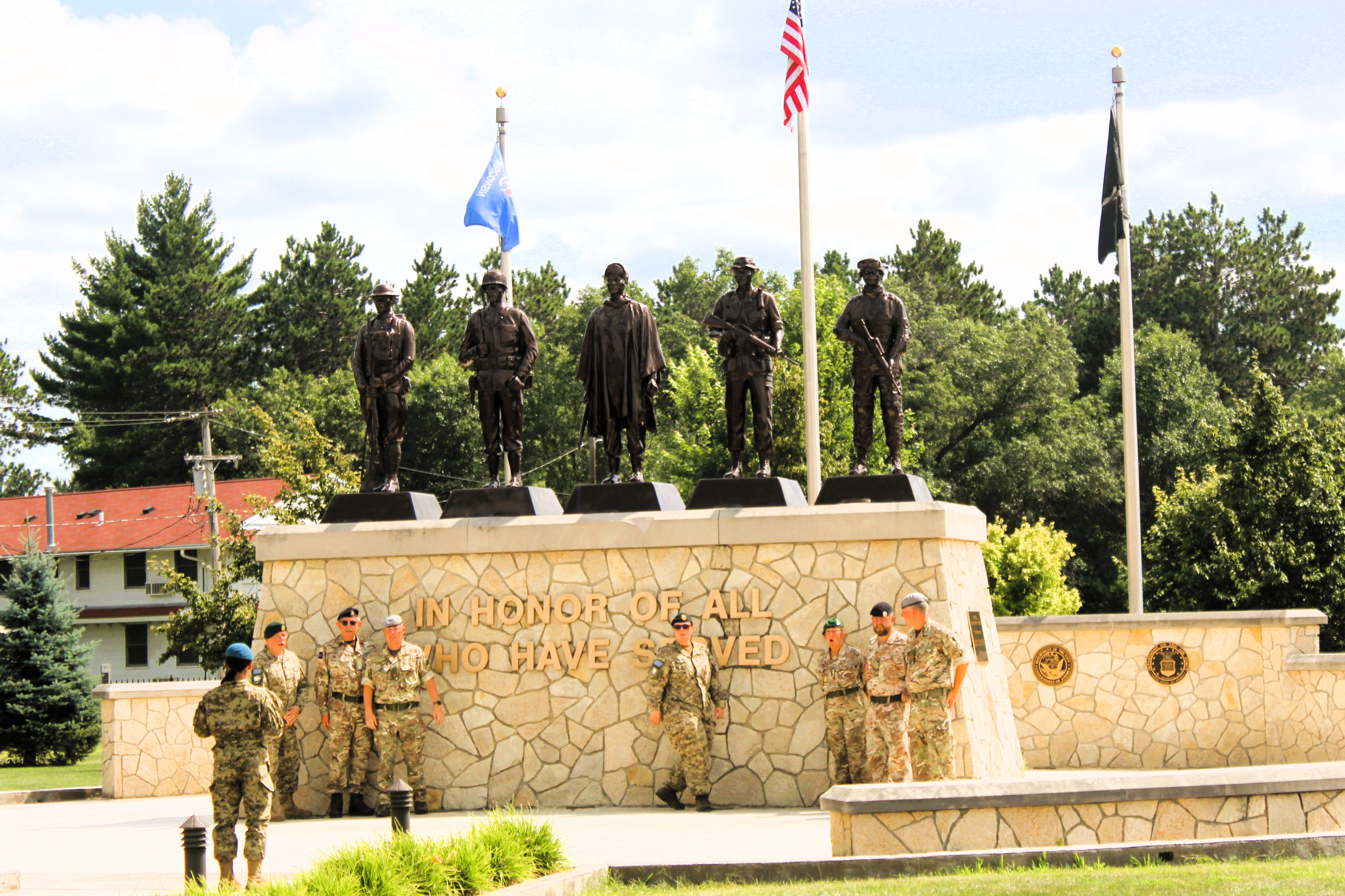Photo Story: International troops tour Fort McCoy’s Commemorative Area, Part II