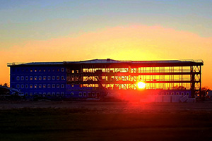 Photo: Construction of a new multimillion dollar transient troop training barracks is shown Nov. 5, 2020, at sunset at Fort McCoy.