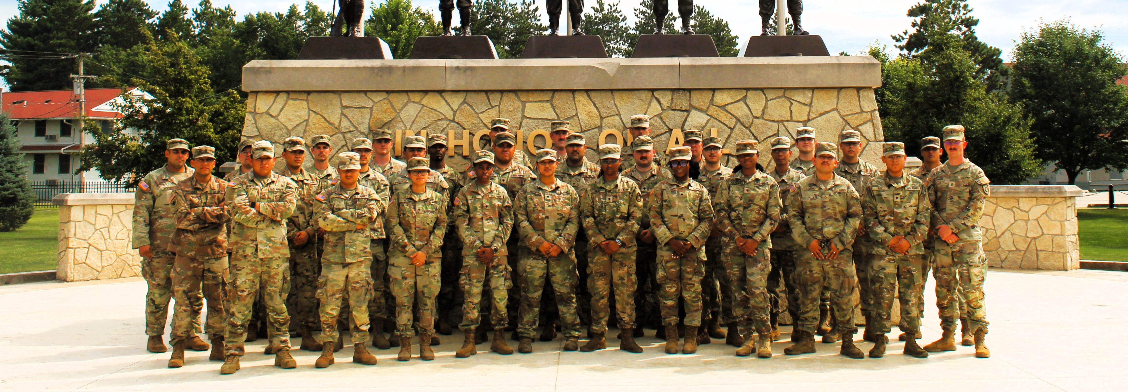 223rd Support Maintenance Company Soldiers learn about Fort McCoy, visit historical area