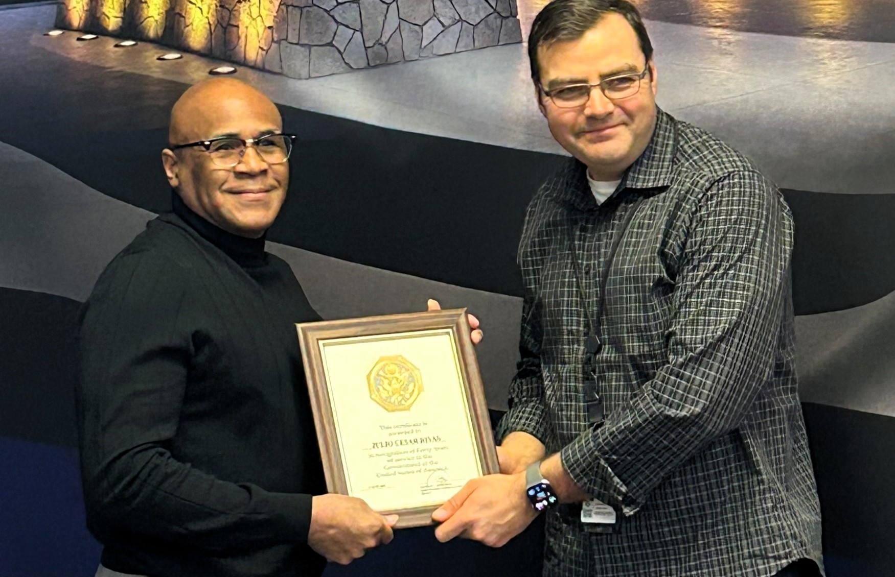 40-year Fort McCoy DES employees recognized with length-of-service awards