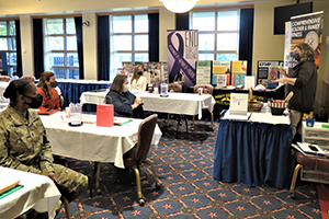 Photo: Fort McCoy community members participate in a Women’s Resiliency Day on Oct. 21 at McCoy’s Community Center at Fort McCoy. The event was coordinated by the Fort McCoy Army Community Service office.