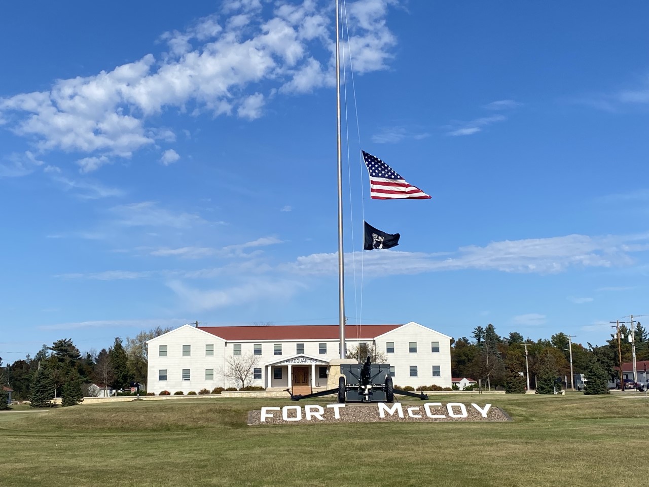 Photo of Fort McCoy headquarters building