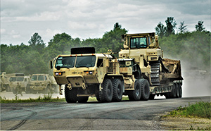 Photo: Soldiers with the 123rd Engineer Battalion of the Illinois National Guard operate at a tactical training area Aug. 6 on North Post at Fort McCoy. August was the busiest training month at the installation in 2020.