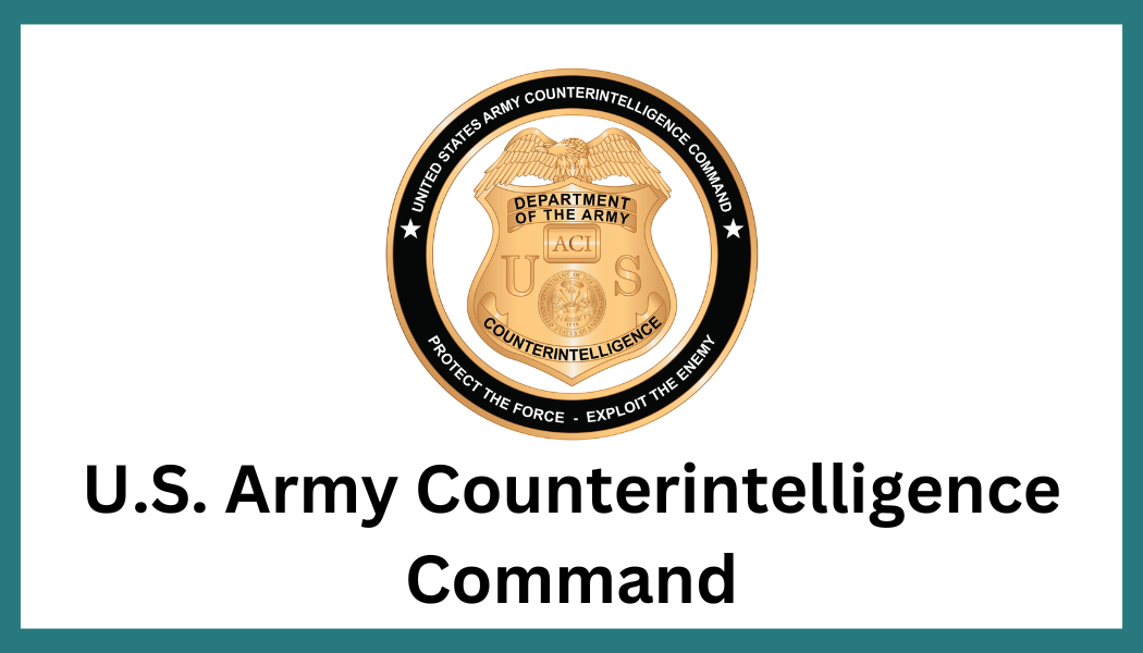 Contact Your U.S. Army Counterintelligence Command SHARP Representative
