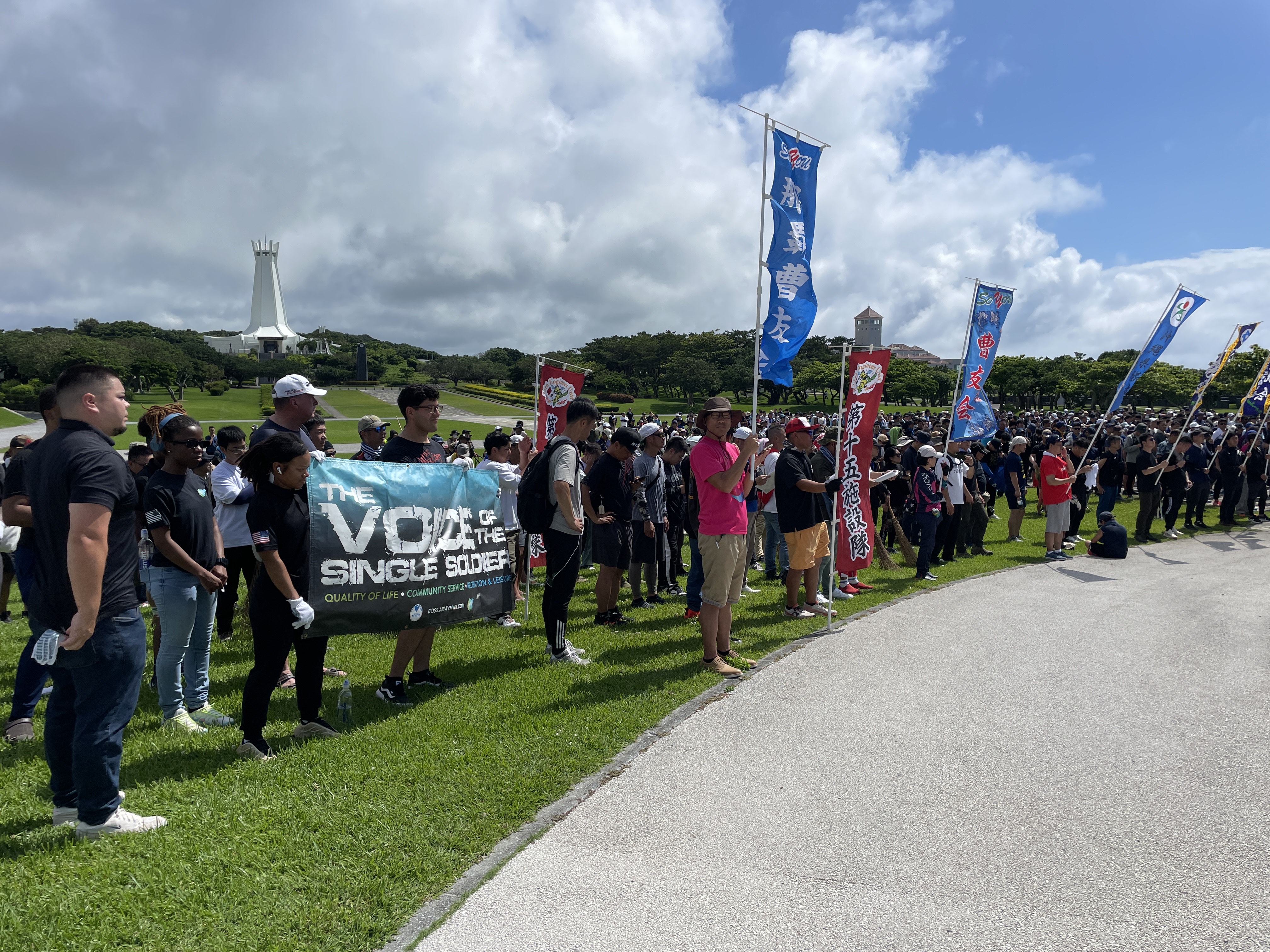 Joint Cleanup at Okinawa Peace Park