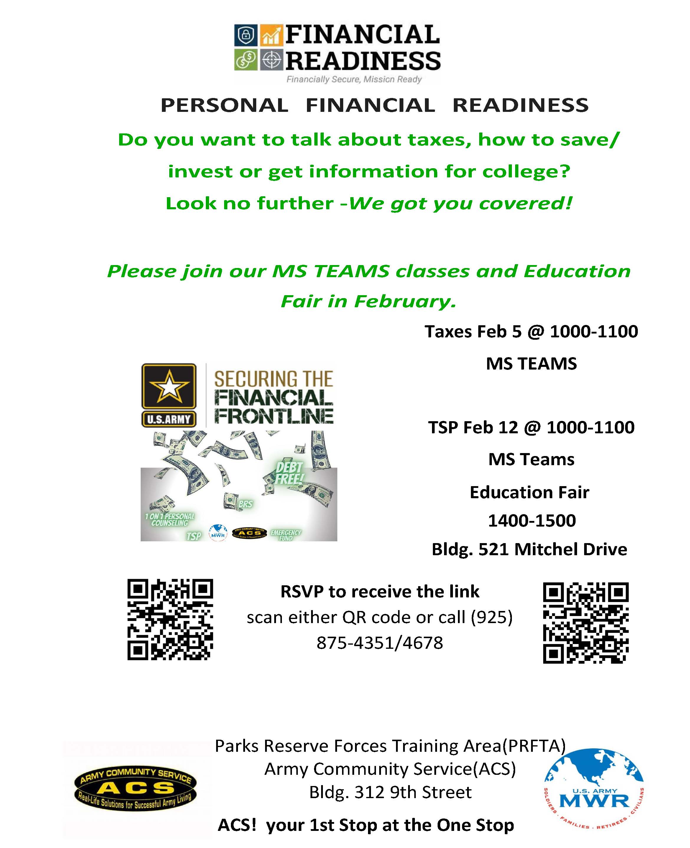 Personal Financial Readiness