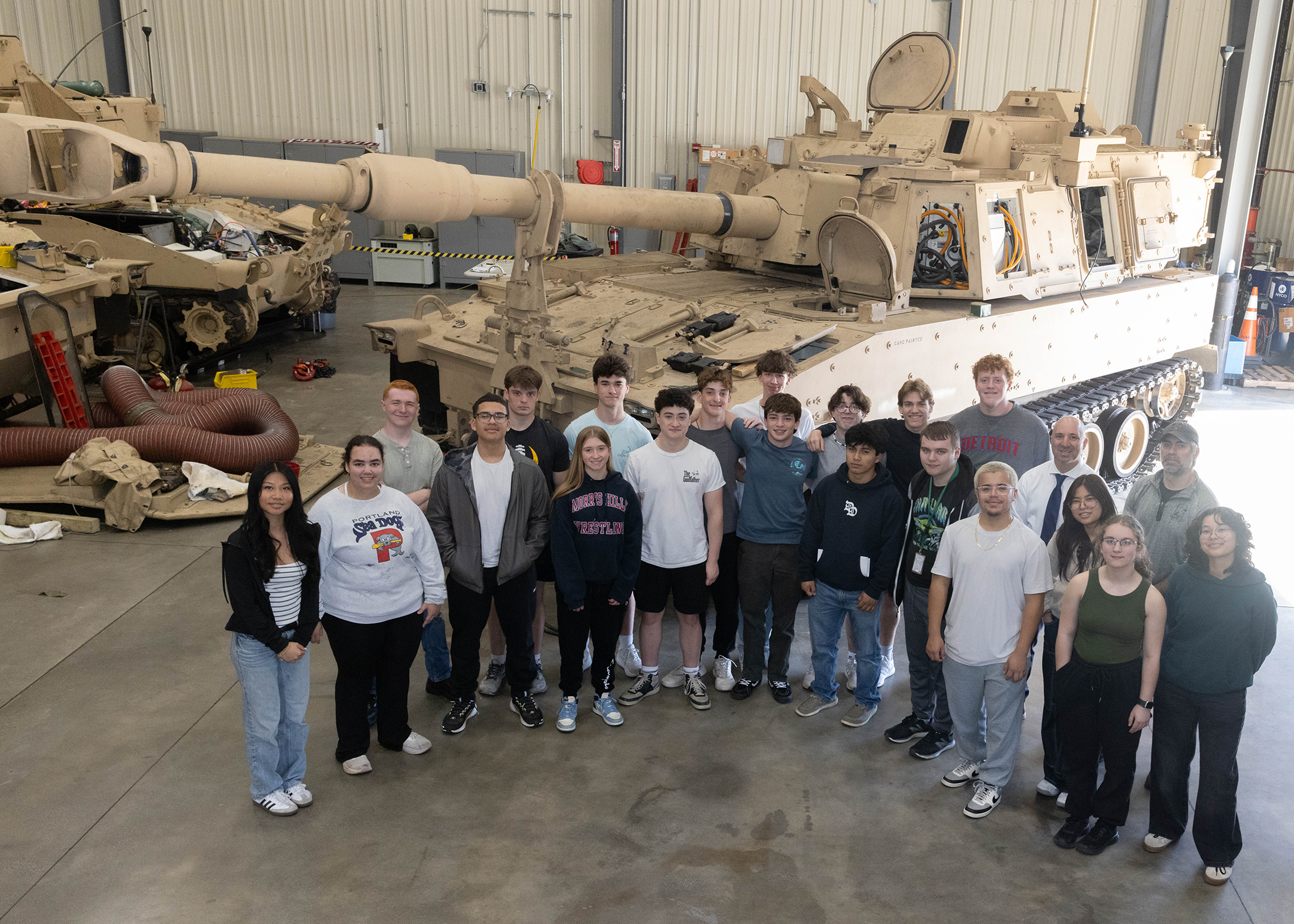 Morris Knolls High School students explore engineering and manufacturing career fields at Picatinny Arsenal
