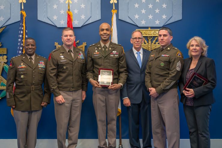 Picatinny Arsenal receives Army Community Partnership Award at the Pentagon