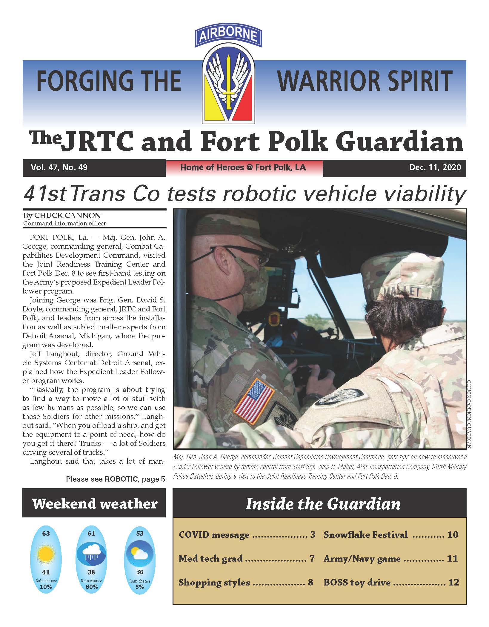 Ft. Polk Guardian December 11, 2020