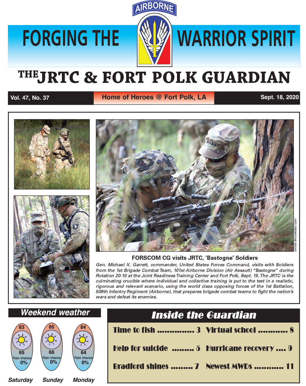 Ft. Polk Guardian September 18, 2020