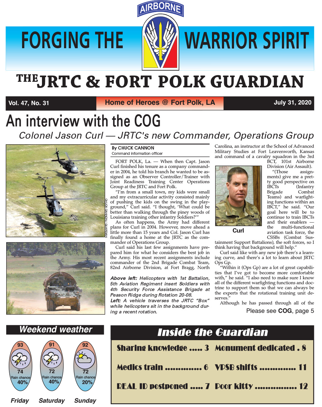 Ft. Polk Guardian July 31, 2020