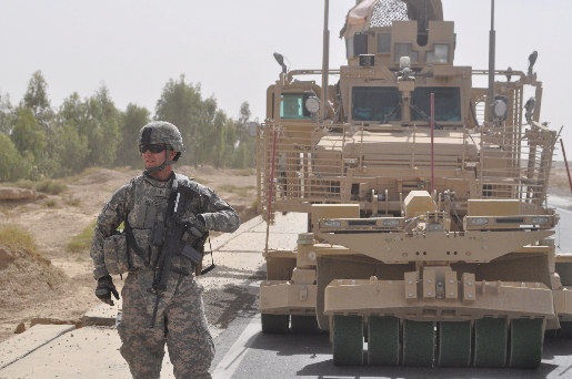 Patrolling in Iraq