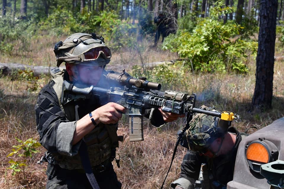 The Special Purpose Forces conducts a raid on a local town.