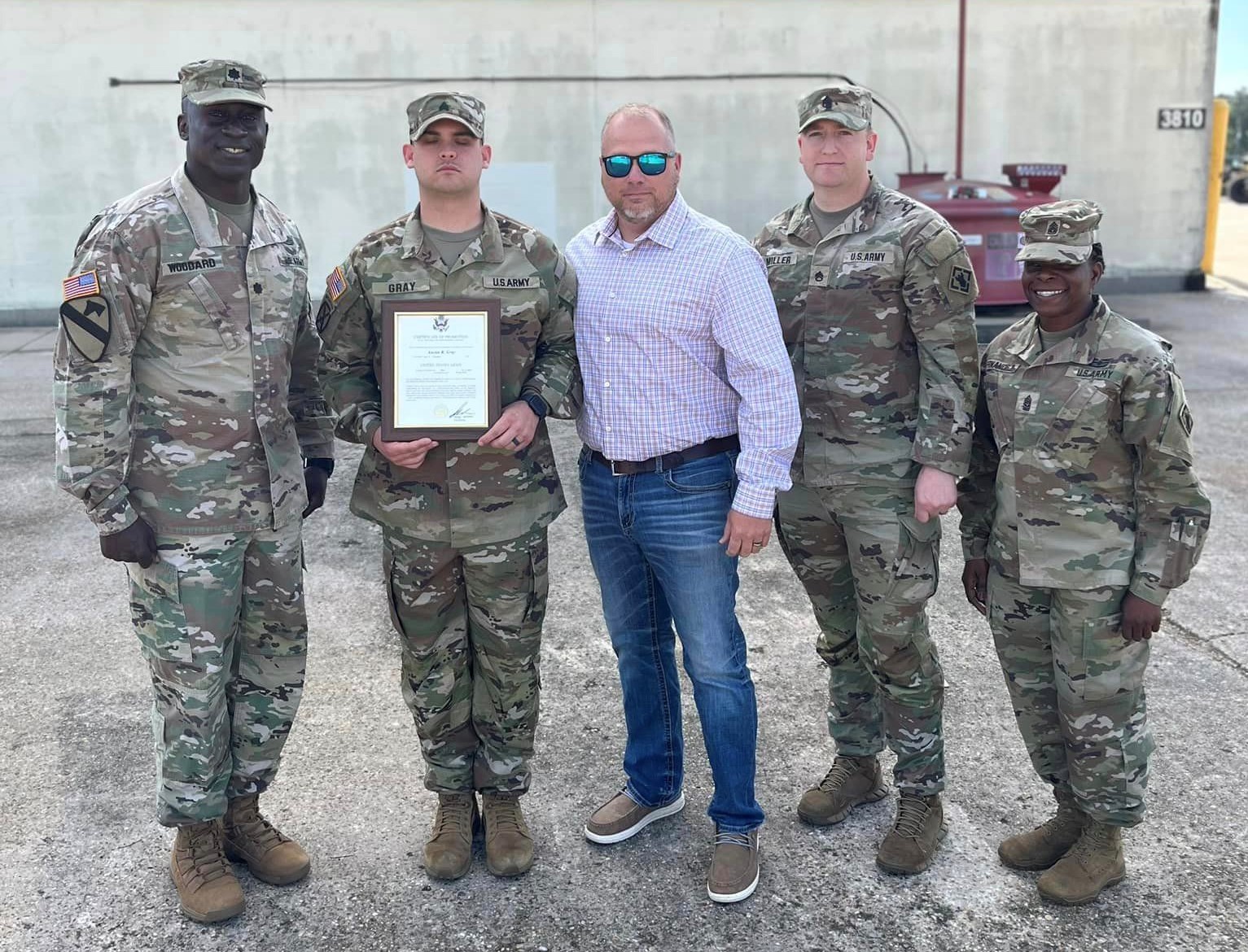 SGT Gray's Promotion