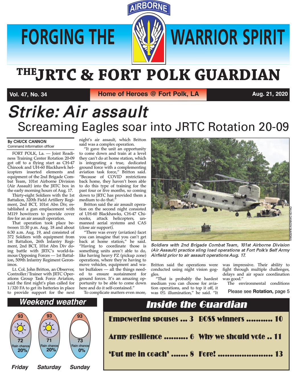 Ft. Polk Guardian August 21, 2020