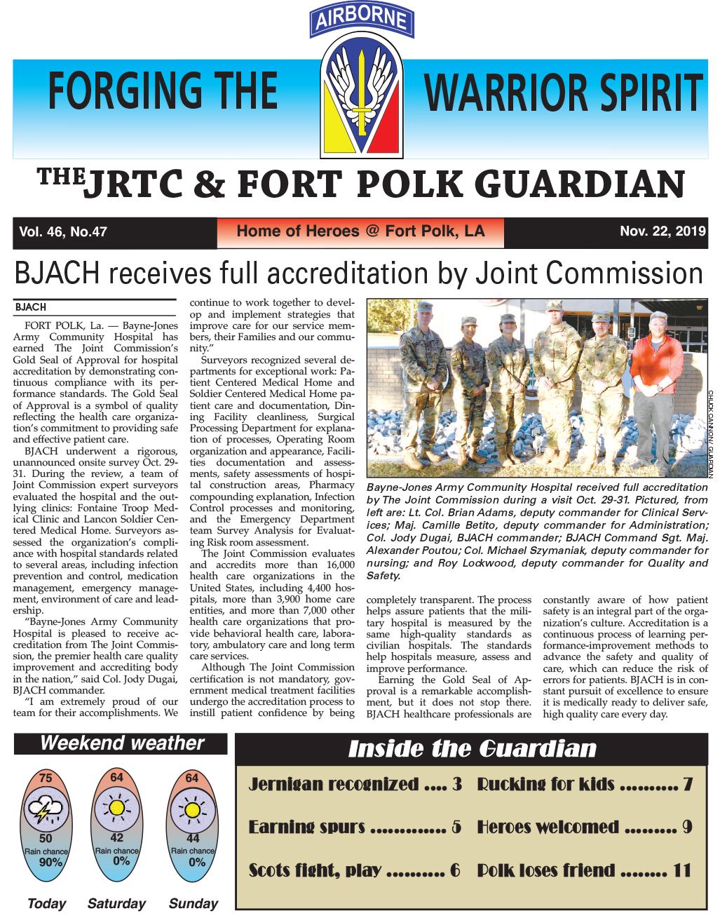 Ft. Polk Guardian November 22, 2019