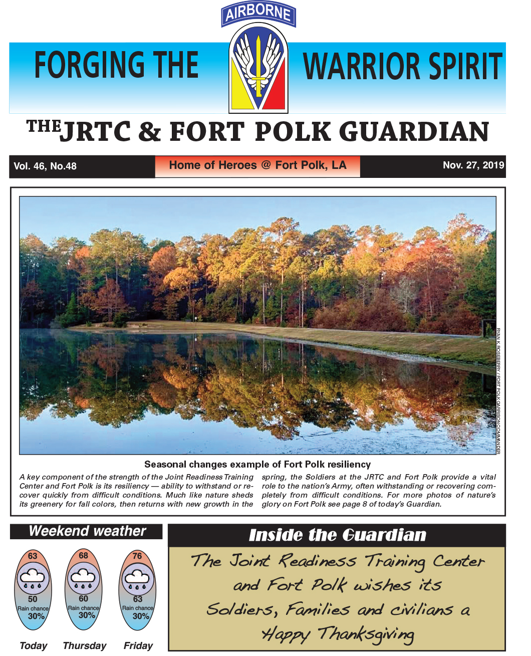 Ft. Polk Guardian November 27, 2019