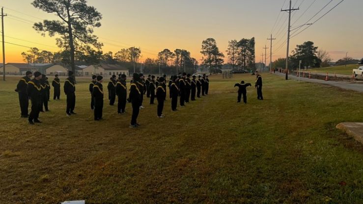MSG Hagan prepares the NCO's of 32D for the ACFT