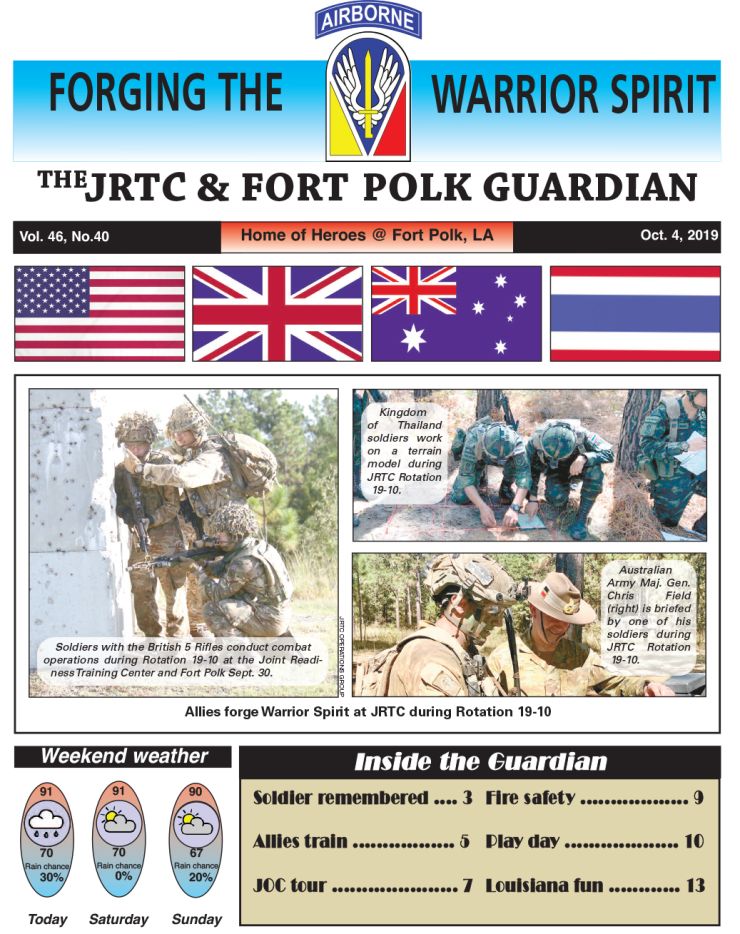 Ft. Polk Guardian October 4, 2019