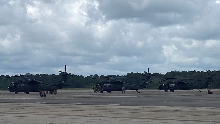 Charlie Company Flight Line
