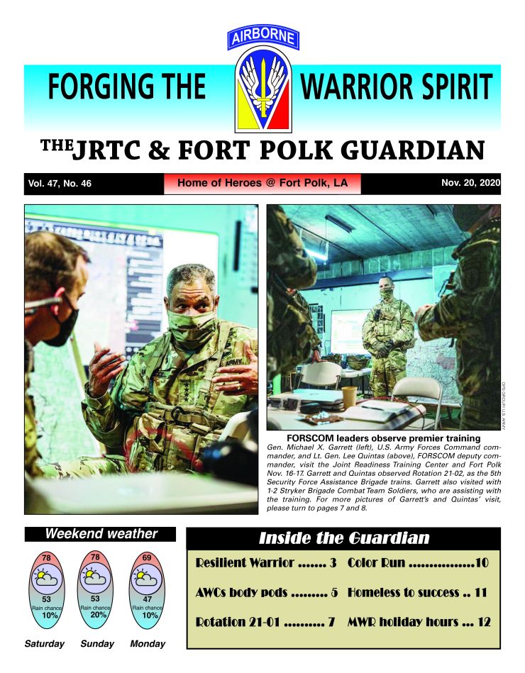 Ft. Polk Guardian November 20, 2020