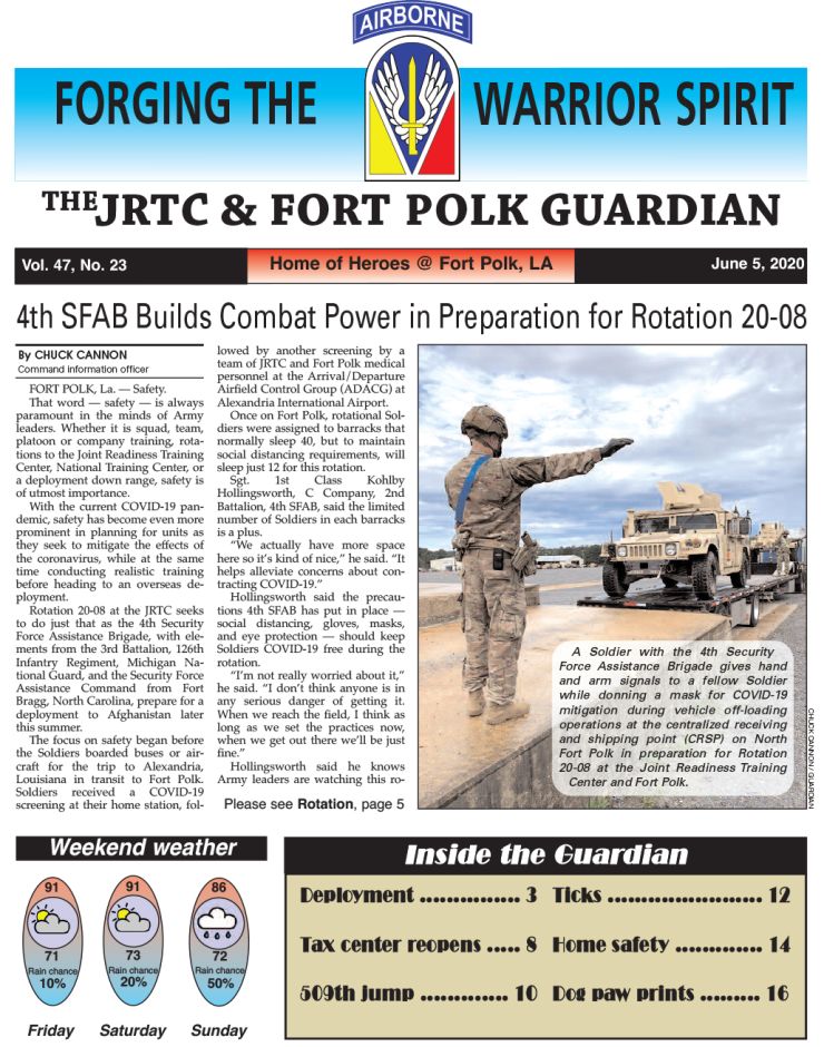 Ft. Polk Guardian June 5, 2020