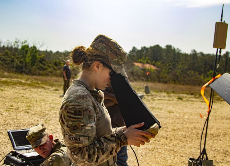 PFC Sloan views footage