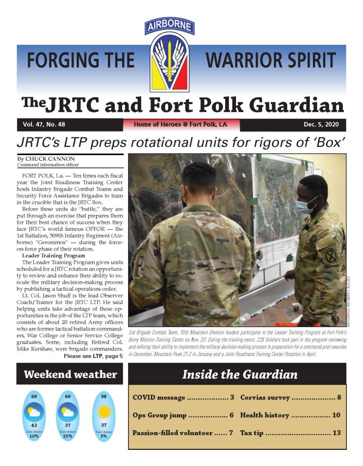 Ft. Polk Guardian December 4, 2020