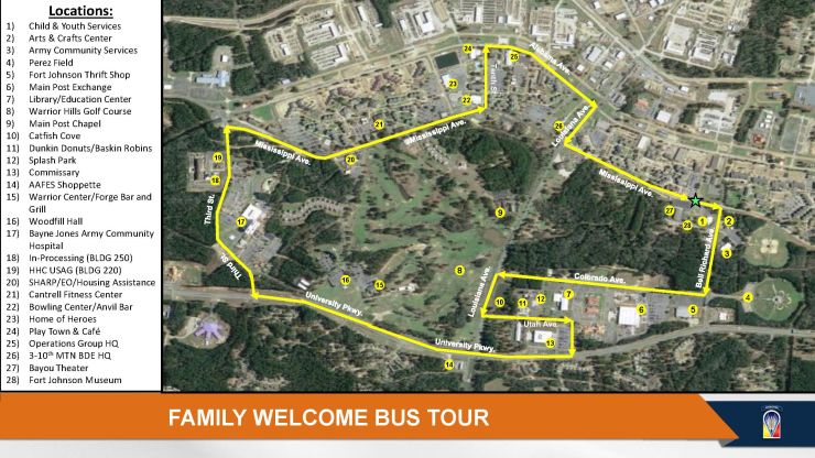 Self Guided Tour Map