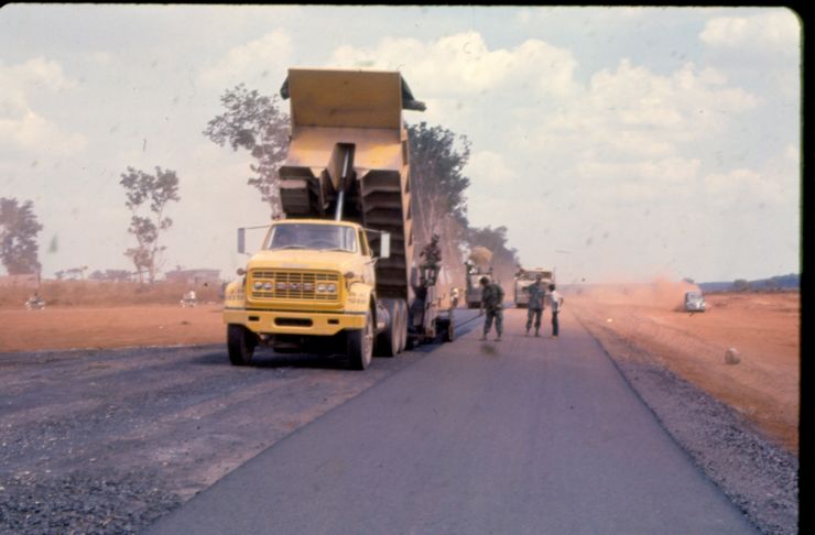 Vietnam War - Road Construction 