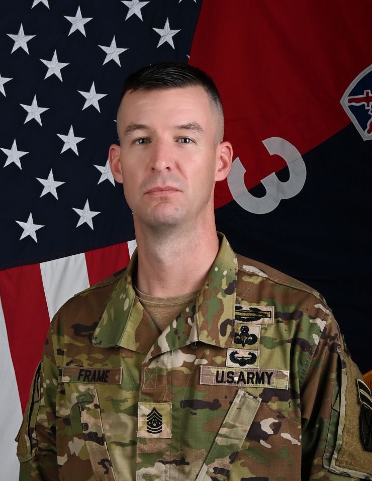CSM Robert W. Frame, 3-10 Command Sergeant Major