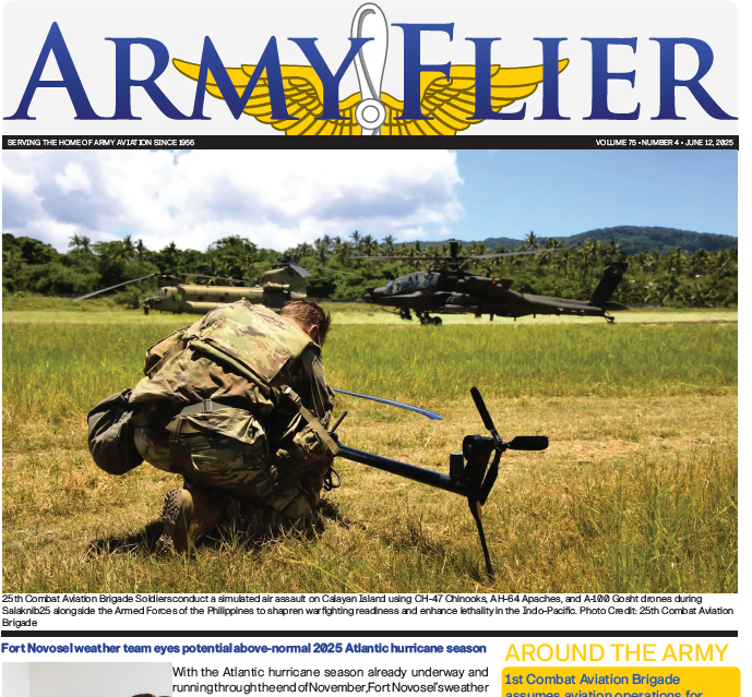 Read the newest issue of the Army Flier! 