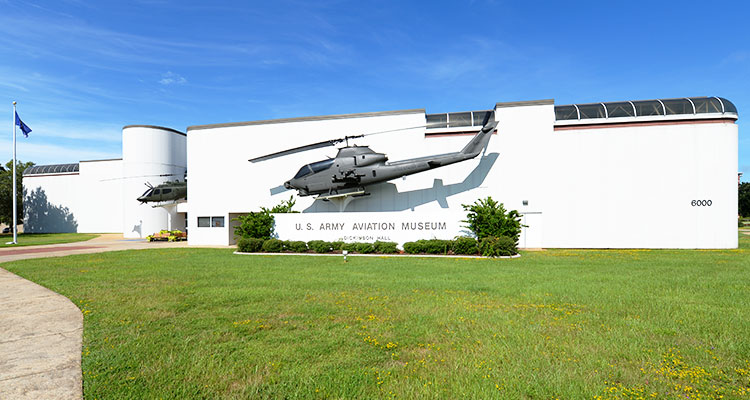 Photo of the U.S. Army Aviation Museum, Fort Rucker, Alabama