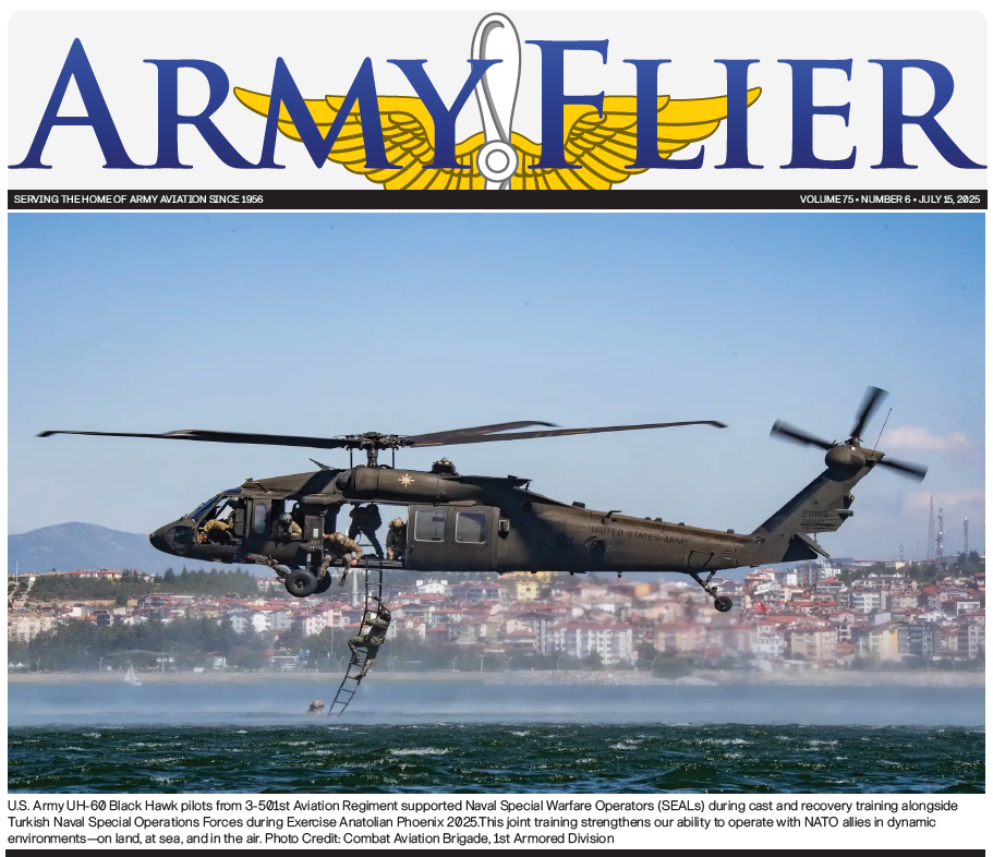 Read the newest issue of the Army Flier! 