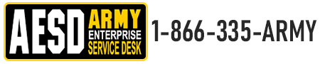 Army Enterprise Service Desk :: 1-866-335-ARMY