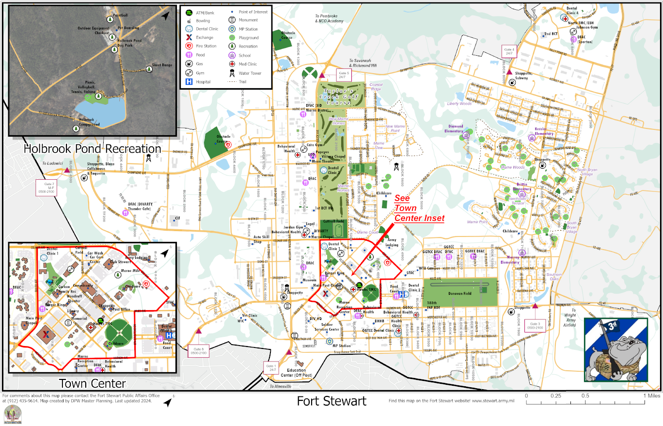 Maps of Fort Stewart & Hunter AAF