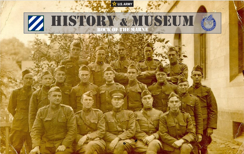World War 1 Soldiers of the 3rd Infantry Division Posing for a photo after the battle of the Marne