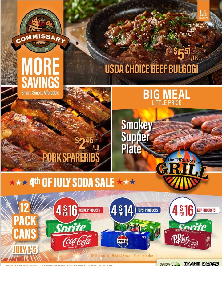 Commissary Sale Flyer 30Jun-13Jul ClickHere
