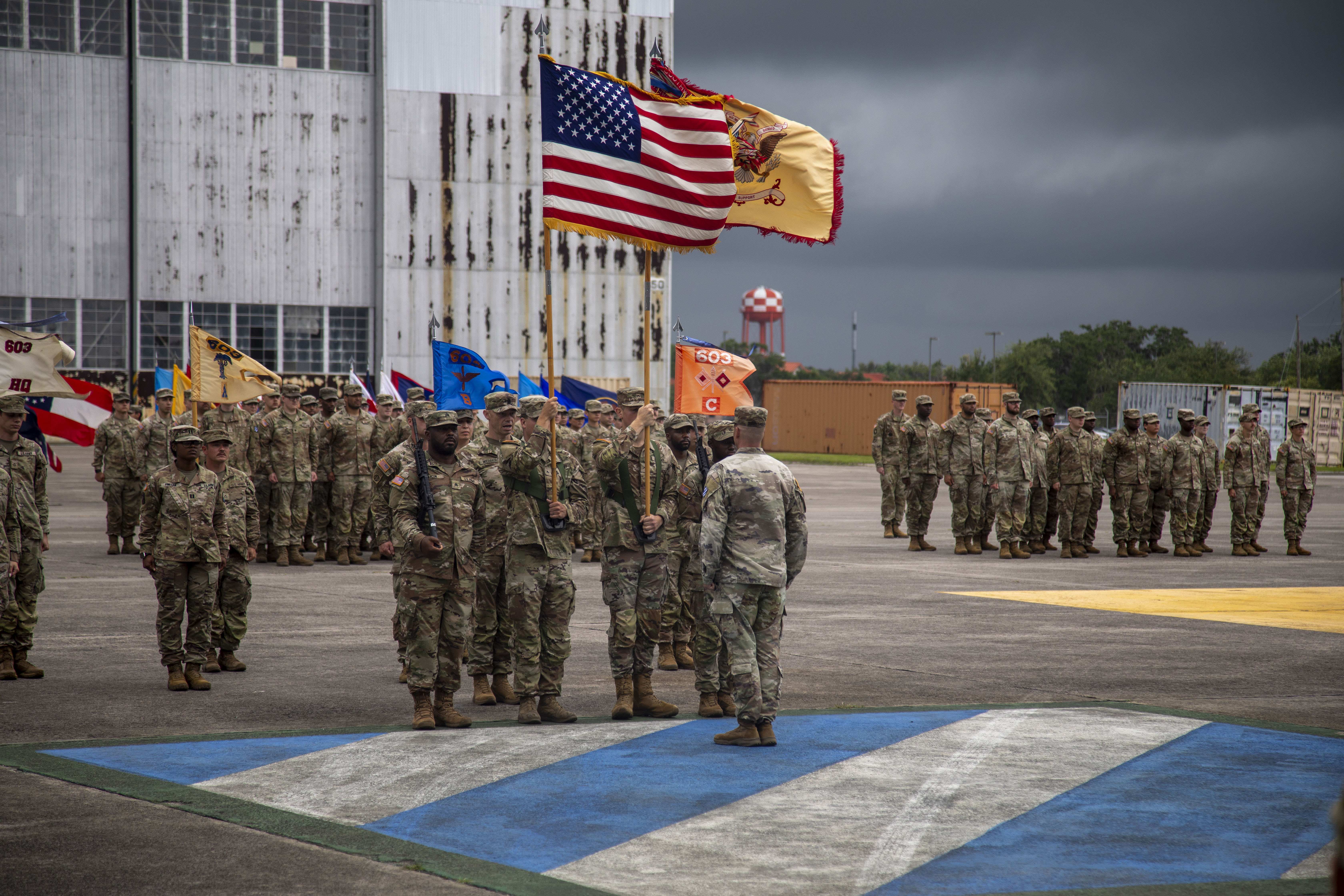 Soldier conducting a Rock March 