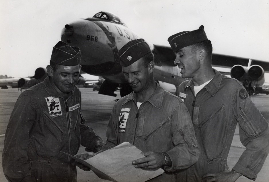 A B-47 crew of the 2nd Bomb Wing