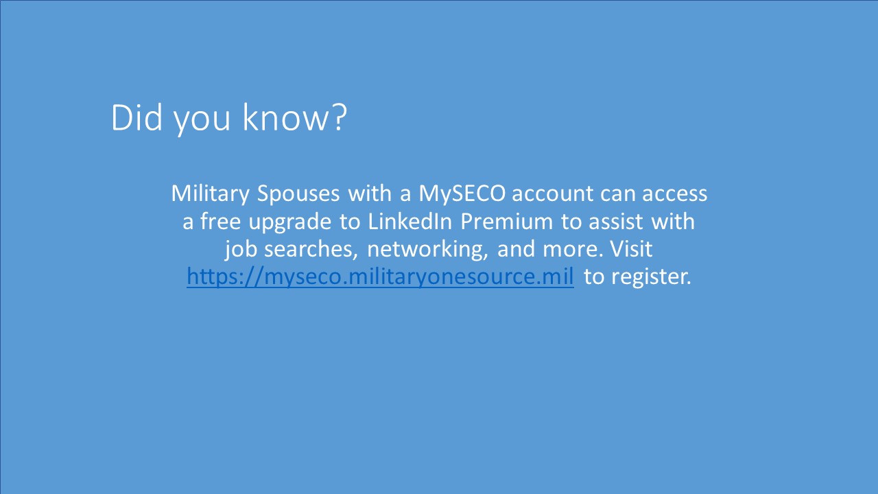 Military Spouse Preference (MSP) 