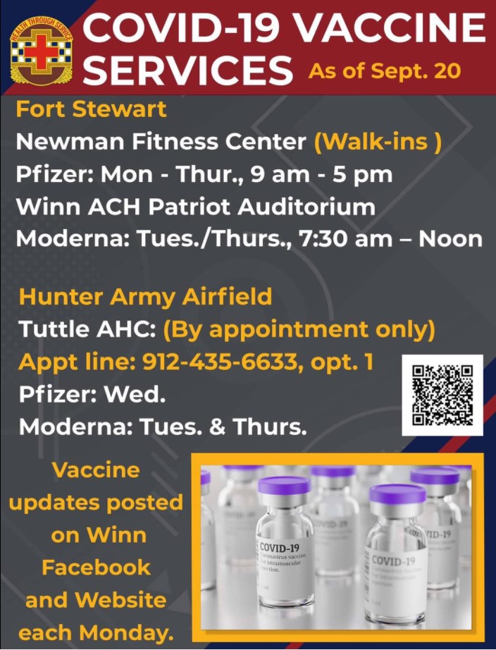 Vaccine Locations & Time Vaccine Locations & Time