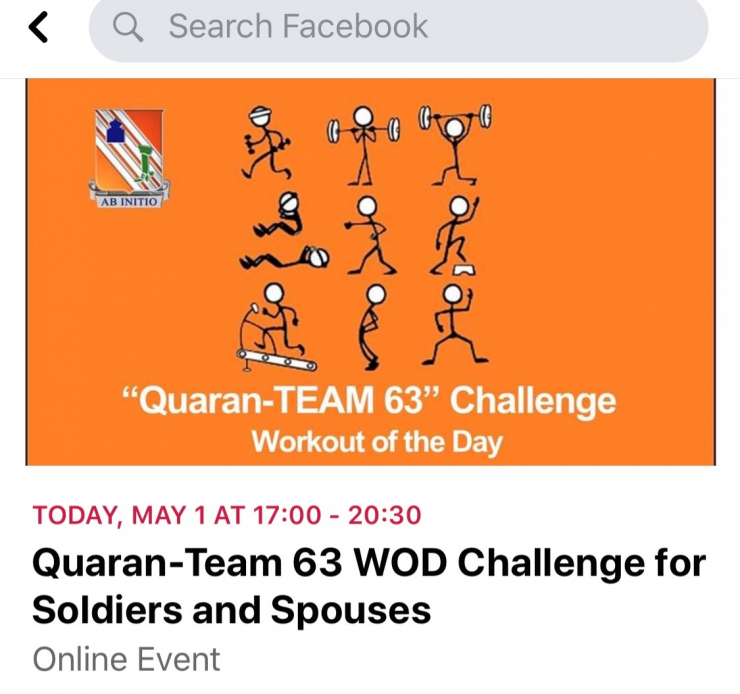 Quaran-Team 63 WOD Challaenge