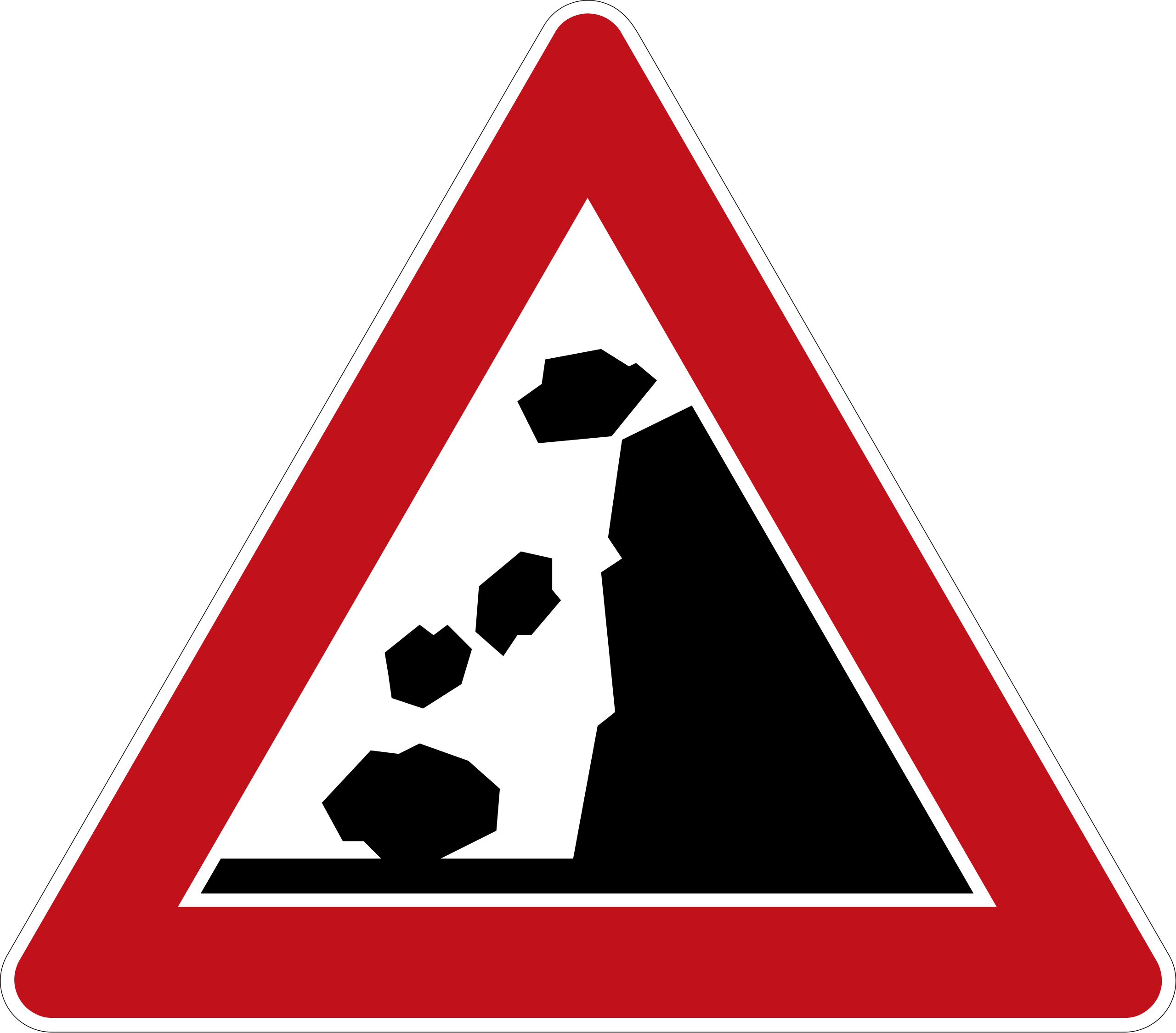 Possible Rockfall in Road.png