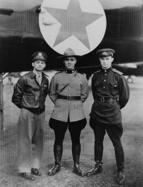 Image of three soldiers, Ladd Field National Historic Landmark 1939-1945