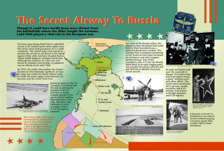 The Secret Airway to Russia Panel Image