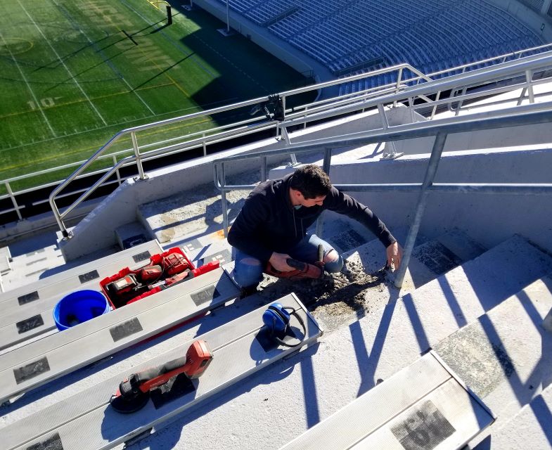Michie Stadium Stair Repair